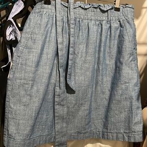 JCrew Chambray Skirt
